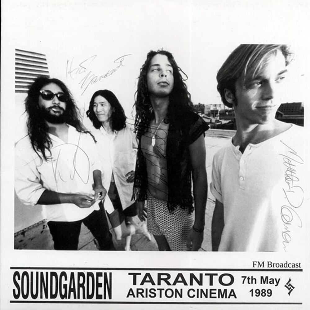 Soundgarden Taranto Ariston Cinema May 7 1989 Live Vinyl LP Concert Italy LP
